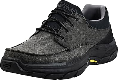 Skechers Men's Respected-Loleto Moc Toe Bungee Lace Slip On