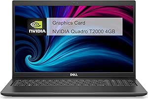 Dell Precision 7540 Workstation Laptop PC, 15.6“FHD(1920x1080), NVIDIA Quadro T2000 4GB GDDR5, Intel Core i7-9850H up to 4.60GHz, 16GB RAM, 512GB SSD, Windows 10 Pro, Black (Renewed)