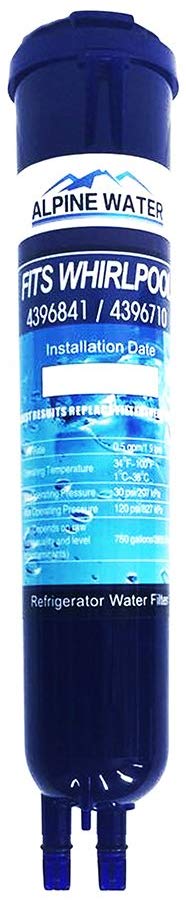 Filter 3 Refrigerator Water Filter Compatible With Whirlpool EDR3RXD1 PUR Push Button 4396841 4396710 Kenmore 46 9083 9030 (1 Pack)