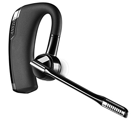 Bluetooth Headset, Ansion K6 Wireless Bluetooth In Ear Earpiece Earbuds Earphones Headphones with Mic Noise Cancelling Handsfree For Smartphone and Driving,Running, Workout, Gym [Upgraded Version]