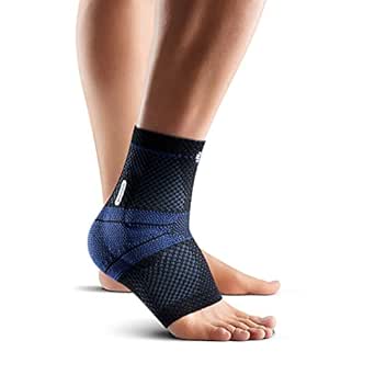 Bauerfeind - MalleoTrain - Ankle Support Brace - Helps Stabilize the Ankle Muscles and Joints For Injury Healing and Pain Relief - Left Foot - Size 2 - Color Black