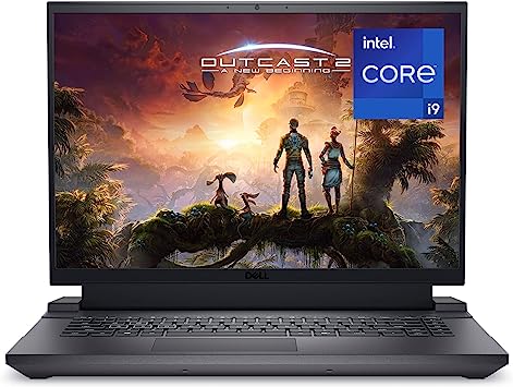 Dell G16 7630 Gaming Laptop - 16-inch (2560 x 1600) QHD  165Hz 3ms Display, Intel Core i9-13900HX, 16GB DDR5 RAM, 1TB SSD, NVIDIA GeForce RTX 4070 8GB GDDR6, Windows 11 Home - Metallic Nightshade