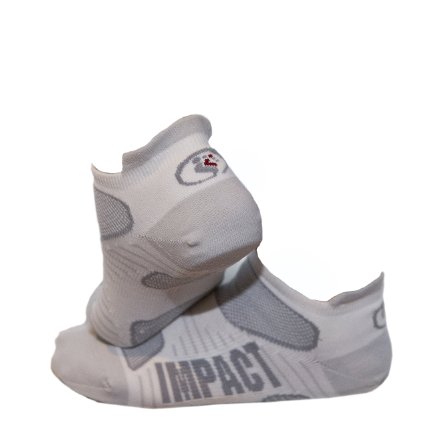 SoleImpact Pain Relieving Tab Ankle Socks (White)