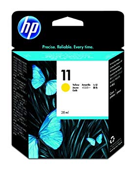 HP 11 Yellow Ink Cartridge (C4838A) for HP Business Inkjet 1000 1100 1200 2300 2600 2800 HP DesignJet 100 110 HP OfficeJet 9110 9120 9130 OfficeJet Pro K850 HP Color Inkjet cp1700