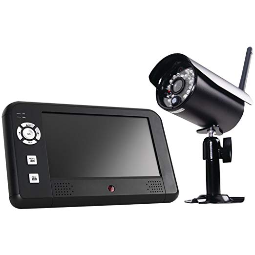 First Alert DW-700 Digital Wireless Security Recording System with 7-Inch LCD Display