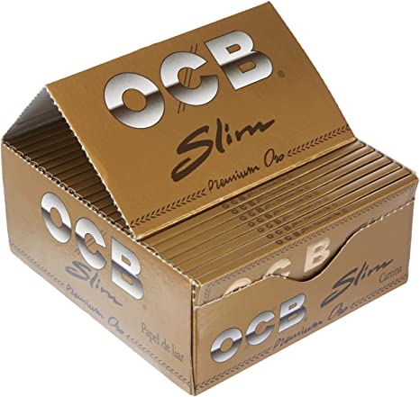 OCB Premium Gold Rolling Papers Box of 50