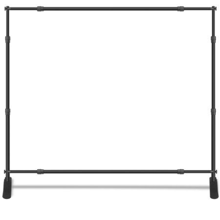 wall26® - Professional Large Tube Telescopic Tube for Photography Backdrop | Trade Show Display - 10'x8'