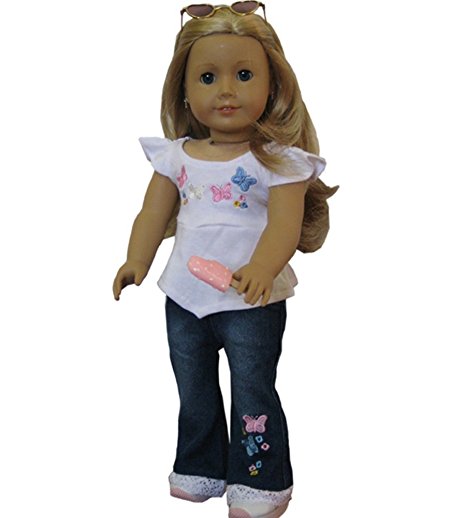 Jeans Set fits 18 Inch Doll Clothes