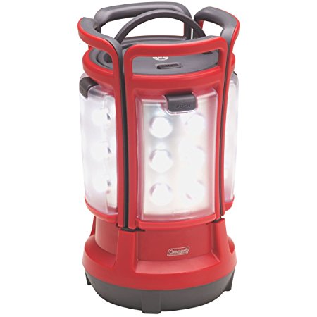 Coleman Quad LED Lantern Special Edition Ultra Bright 190 Lumens, Red