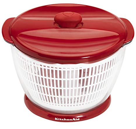 KitchenAid Professional Salad & Fruit Spinner, Red