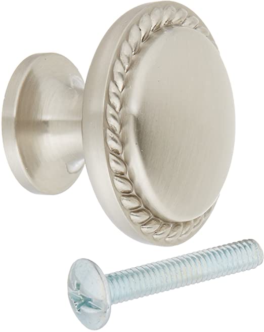 Amerock BP53001G10 Allison Value 1-3/16 in (30 mm) Diameter Satin Nickel Cabinet Knob