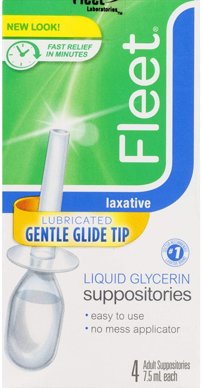Fleet Liquid Glycerin Suppositories 4 Each