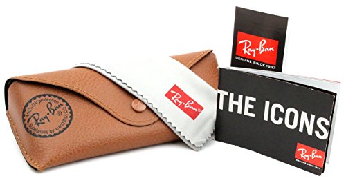 Ray Ban Brown Leather Medium Case,Booklet,Cloth