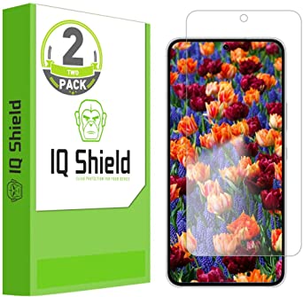 IQ Shield Screen Protector Compatible with Samsung Galaxy S22 (2-Pack) Anti-Bubble Clear Film