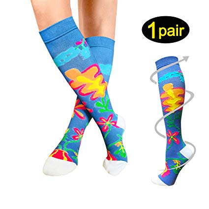 Compression Socks For Women Men 20-25mmHg-Best Medical, Nursing, Travel & Flight Socks