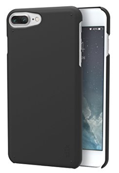 Silk iPhone 7 Plus Slim Case - Snap Shell for iPhone 7  [Ultra Slim Soft-Touch Protective Cover] - Black Onyx