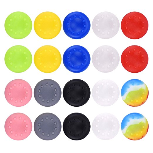 Silicone Thumb Grips Caps Stick Protect Cover for Xbox One, PS4 Controllers