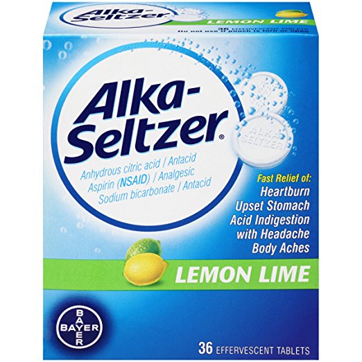 Alka- Seltzer Lemon Lime, 36-Count