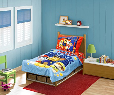 Paw Patrol Here to Help 4 Piece Toddler Bedding Set