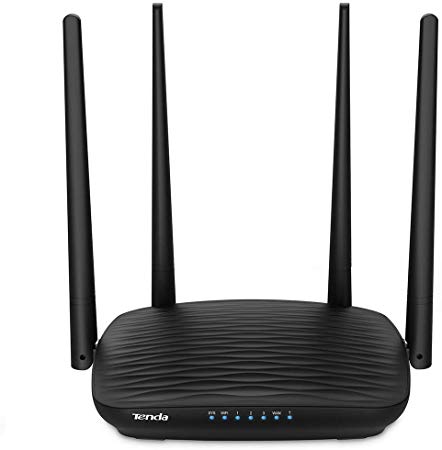 Tenda AC5 AC1200 Dual Band WiFi Router 300Mbps 2.4G & 867Mbps 5G, 1GHZ CPU, APP Management, Easy Setup, MU-MIMO, UK plug