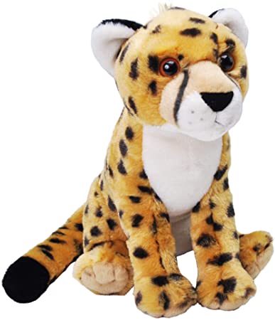 Wild Republic Cheetah, Cuddlekins, Stuffed Animal, 12 inches, Gift for Kids, Plush Toy, Fill is Spun Recycled Water Bottles (23852)