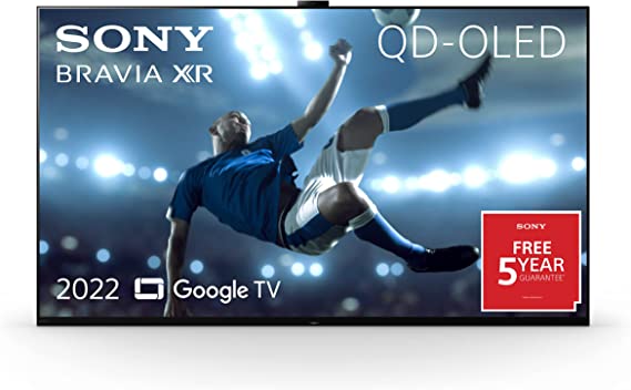 Sony XR-65A95K – BRAVIA XR™ - MASTER Series - OLED – 4K Ultra HD – High Dynamic Range (HDR) – Smart TV (Google TV) – Black (2022 model)