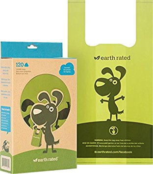 Earth Rated® Dog Waste Bags with Easy-tie Handles (not on rolls)