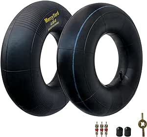 2-Pack of 13 * 4.00-6" Inner Tubes,TR13 Straight Valve Stem,High air tightness,Heavy Duty Replacement for Hand Truck,Wheelbarrows,Mowers,Utility Wagon,for 4.10/3.50-6 Wheel,350/400-6,3.50-6,4.10-6