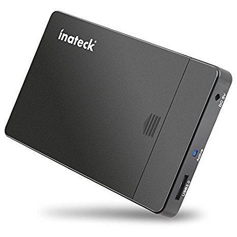[Support UASP and Optimized for SSD] Inateck 2.5 Inch USB 3.0 Hard Drive Disk Enclosure/ Case for 9.5mm 7mm SATA-I, SATA-II, SATA-III, SATA HDD and SSD
