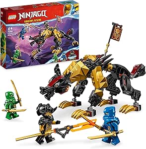 LEGO Ninjago Imperium drakenjagerhond, Ninja Monster Speelgoed voor kinderen met Mythisch Wezen en 3 Figuren, Rollenspel Cadeau voor Jongens en Meisjes vanaf 6 Jaar 71790