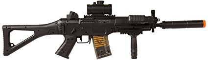 BBTac BT-M82 Airsoft Electric Gun Assault Rifle Fully Loaded AEG Automatic & Semi Full size, Black