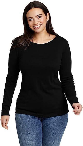 Eddie Bauer Women's Favorite Long-Sleeve Crewneck T-Shirt