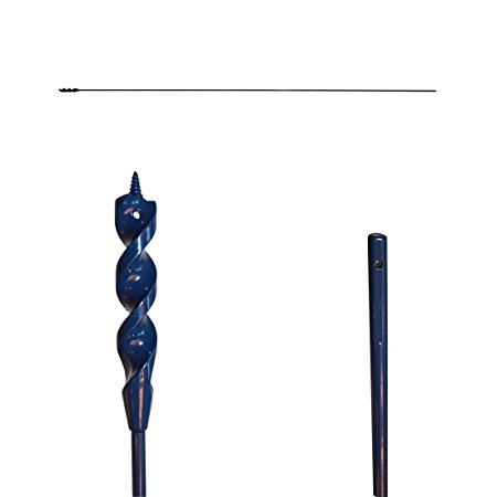 EZ FISH 72"x 3/4" Flexible Installer Drill Bit for installing Recessed Lighting, In-Ceiling Speakers, etc. - Makes fishing cables quick and easy!