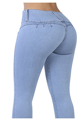 Curvify 764 Women's Butt-Lifting Skinny Jeans | High-Rise Waist, Brazilian Style