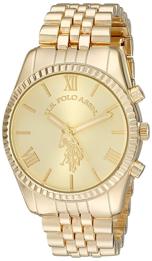 U.S. Polo Assn. Women's USC40058 Gold-Tone Watch