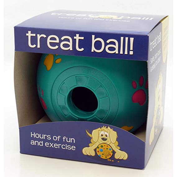 Rosewood Soundbite Dog Treat Ball (Assorted Colors)