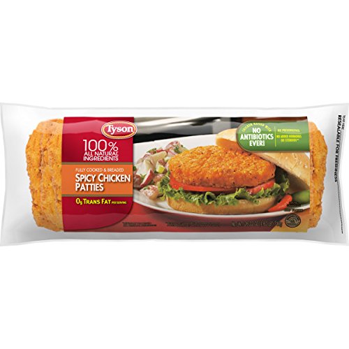 Tyson Fully Cooked Spicy Chicken Patties, 26.22 oz. (Frozen)