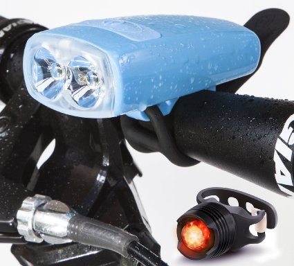 Cycle Torch Night Owl Bike Light USB Rechargeable - Perfect Urban Commuter Bicycle Light Set - Bright TAIL LIGHT Included - Compatible with Mountain, Road ,Kids & City Bicycles, Increase Safety & Visibility