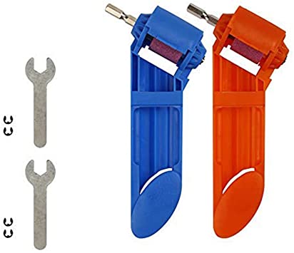 Drill Bit Sharpener Portable Diamond Drill Bit Sharpening Tool,Drill Bits Fit Width Range 2-12.5mm,Easy To Use (2 Pack)
