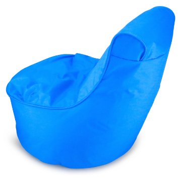 Comfy Kids Bean Bag Chair- Cover Only. Electric Blue, Stain Resistant Tough Waterproof Material, Space Saving Bean Bag Chair for Kids, Perfect Bean Bag For Kids Aged 3-12 years. Lifetime Guarantee.