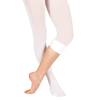 Adult Convertible Tights with Smooth Self-Knit Waistband,T5515
