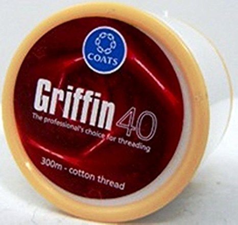 2 Spools of GRIFFIN Eyebrow Threading Thread Cotton -Antiseptic Facial Hair Remover