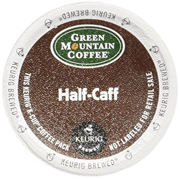 Green Mountain Coffee Half-Caff, Regular/Med Roast K-Cup Portion Pack for Keurig K-Cup Brewers, 72-Count