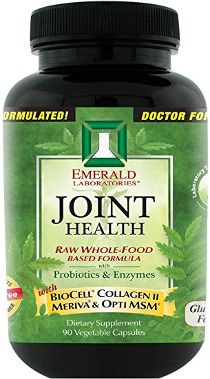 Emerald Laboratories - Joint Health - with BioCell® Collagen II, Meriva® & Opti MSM® - 90 Vegetable Capsules