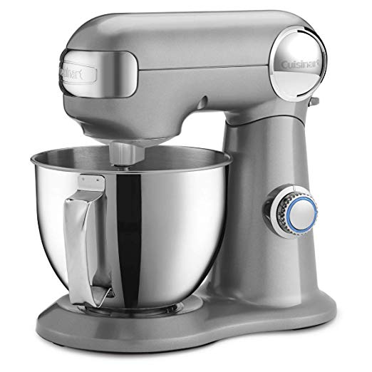 Cuisinart SM-35BCC Precision Master 3.5-Quart (3.3 L) Compact Stand Mixer, Silver