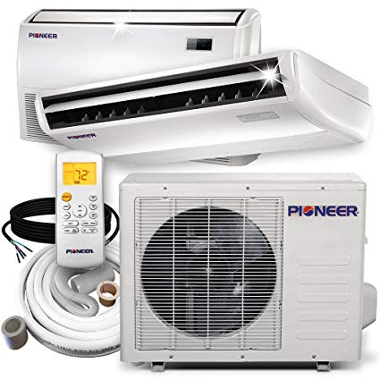 PIONEER Air Conditioner Inverter   Split Heat Pump, 18,000 BTU, 208-230 V