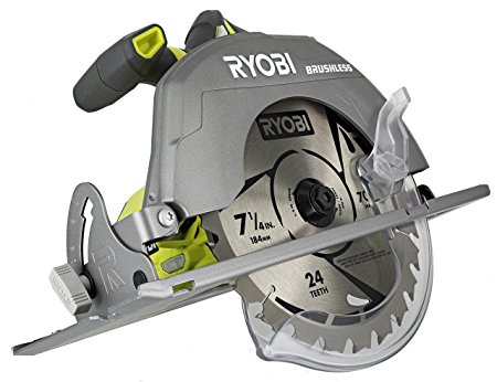 Ryobi P508 One  18V Lithium Ion Cordless Brushless 7 1/4 3,800 RPM Circular Saw w/ Included Blade (Battery Not Included, Power Tool Only)