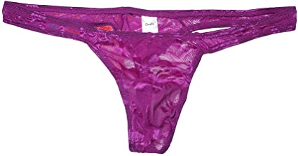 ONEFIT Men's Nylon Briefs G-string Thongs Lace Underwear T-back Shorts