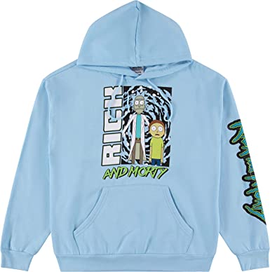 RICK AND MORTY Mens Hoodie Mens Multi Print Sweatshirt - Rick & Morty, Summer, Squanchy Classic Hoodie