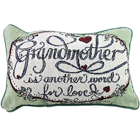 Grandmother Love Decorative Tapestry Toss Pillow Made in the USA